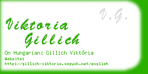 viktoria gillich business card